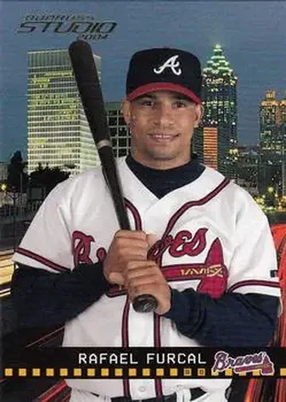 2004 Donruss Studio #24 - Rafael Furcal - Atlanta Braves