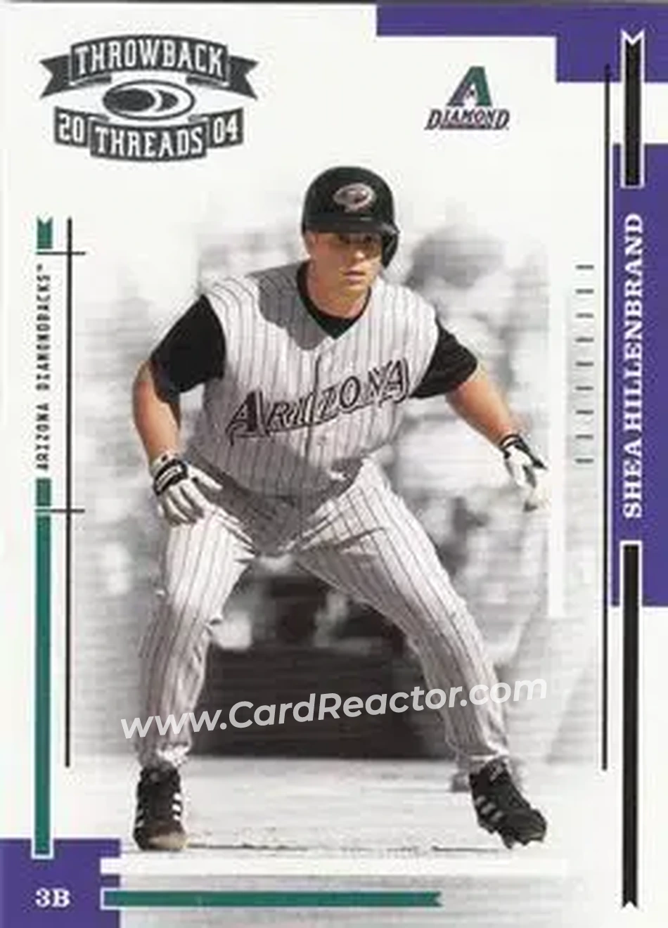 2004 Donruss Throwback Threads #13 - Shea Hillenbrand - Arizona Diamondbacks - Front