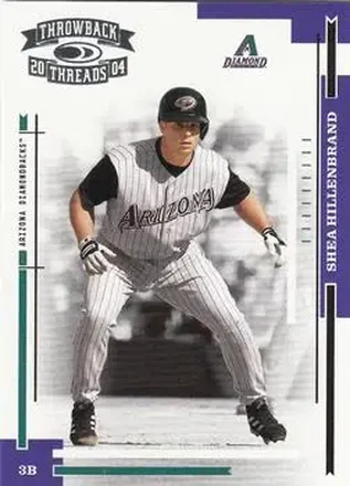 2004 Donruss Throwback Threads #13 - Shea Hillenbrand - Arizona Diamondbacks
