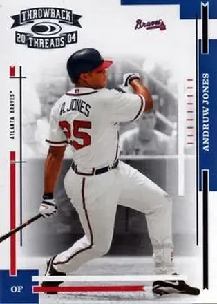 2004 Donruss Throwback Threads #16 - Andruw Jones - Atlanta Braves