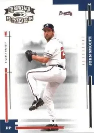 2004 Donruss Throwback Threads #19 - John Smoltz - Atlanta Braves