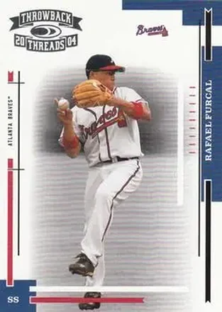 2004 Donruss Throwback Threads #20 - Rafael Furcal - Atlanta Braves