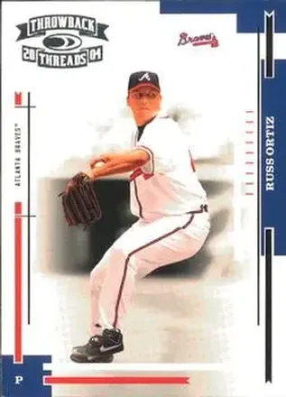 2004 Donruss Throwback Threads #21 - Russ Ortiz - Atlanta Braves