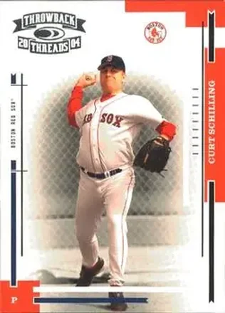 2004 Donruss Throwback Threads #29 - Curt Schilling - Boston Red Sox