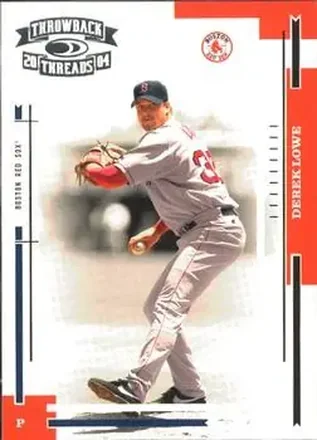 2004 Donruss Throwback Threads #31 - Derek Lowe - Boston Red Sox
