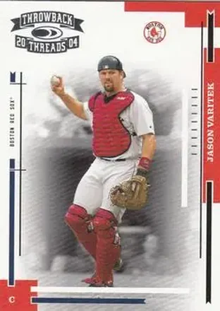 2004 Donruss Throwback Threads #32 - Jason Varitek - Boston Red Sox