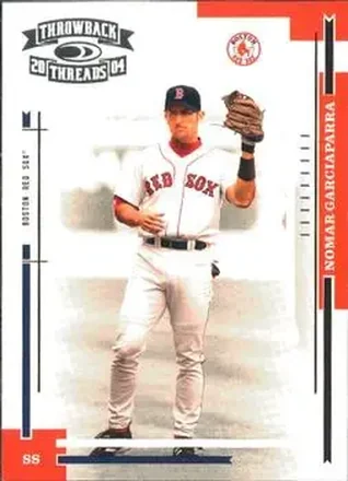 2004 Donruss Throwback Threads #35 - Nomar Garciaparra - Boston Red Sox
