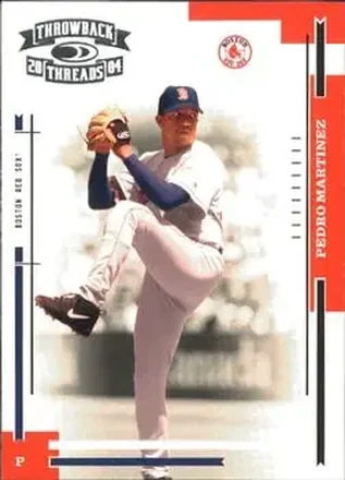 2004 Donruss Throwback Threads #36 - Pedro Martinez - Boston Red Sox