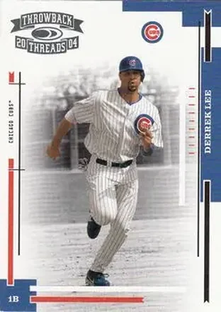 2004 Donruss Throwback Threads #40 - Derrek Lee - Chicago Cubs
