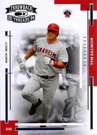 2004 Donruss Throwback Threads #5 - Tim Salmon - Anaheim Angels