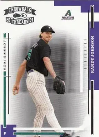 2004 Donruss Throwback Threads #10 - Randy Johnson - Arizona Diamondbacks