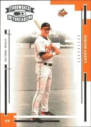 2004 Donruss Throwback Threads #24 - Larry Bigbie - Baltimore Orioles