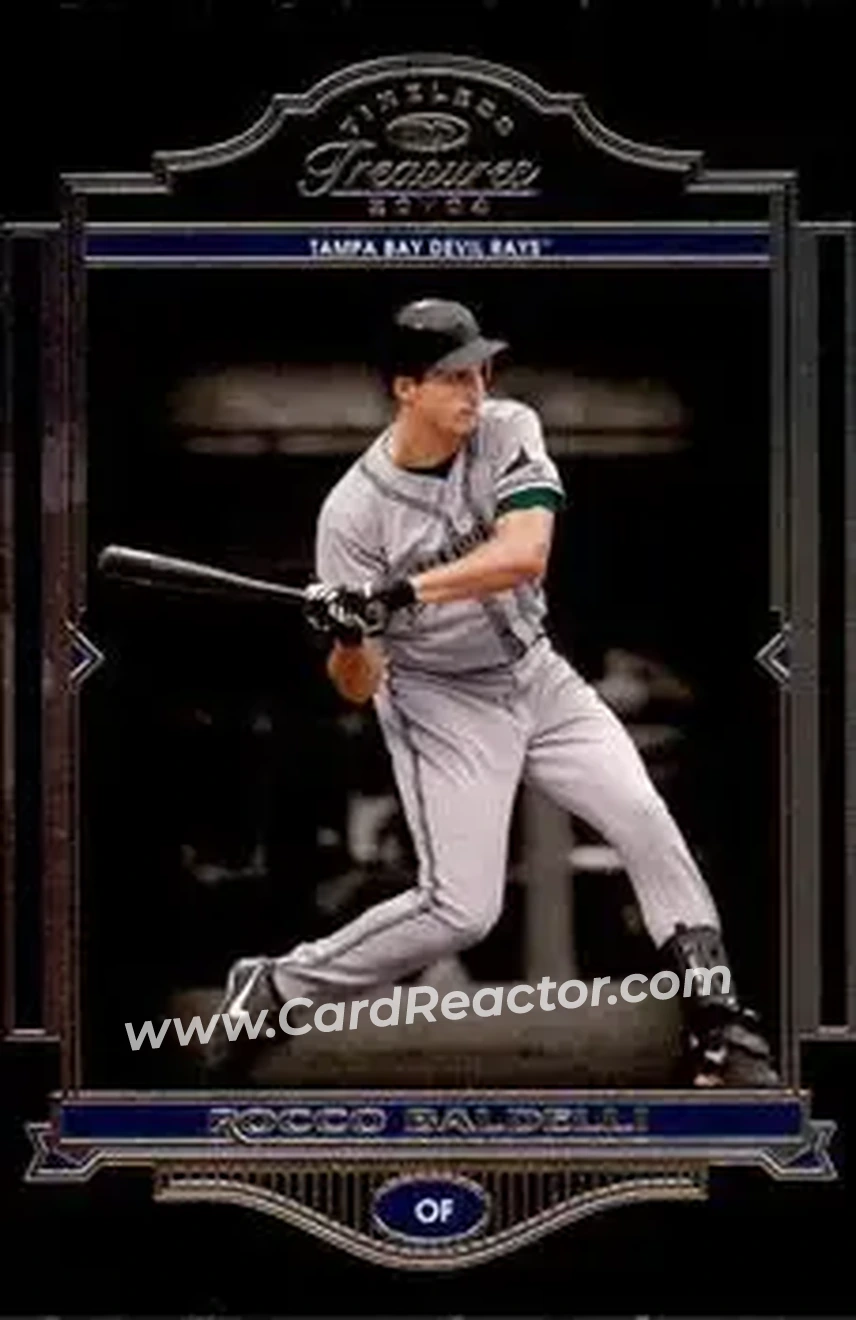 2004 Donruss Timeless Treasures #22 - Rocco Baldelli - Tampa Bay Devil Rays - Front