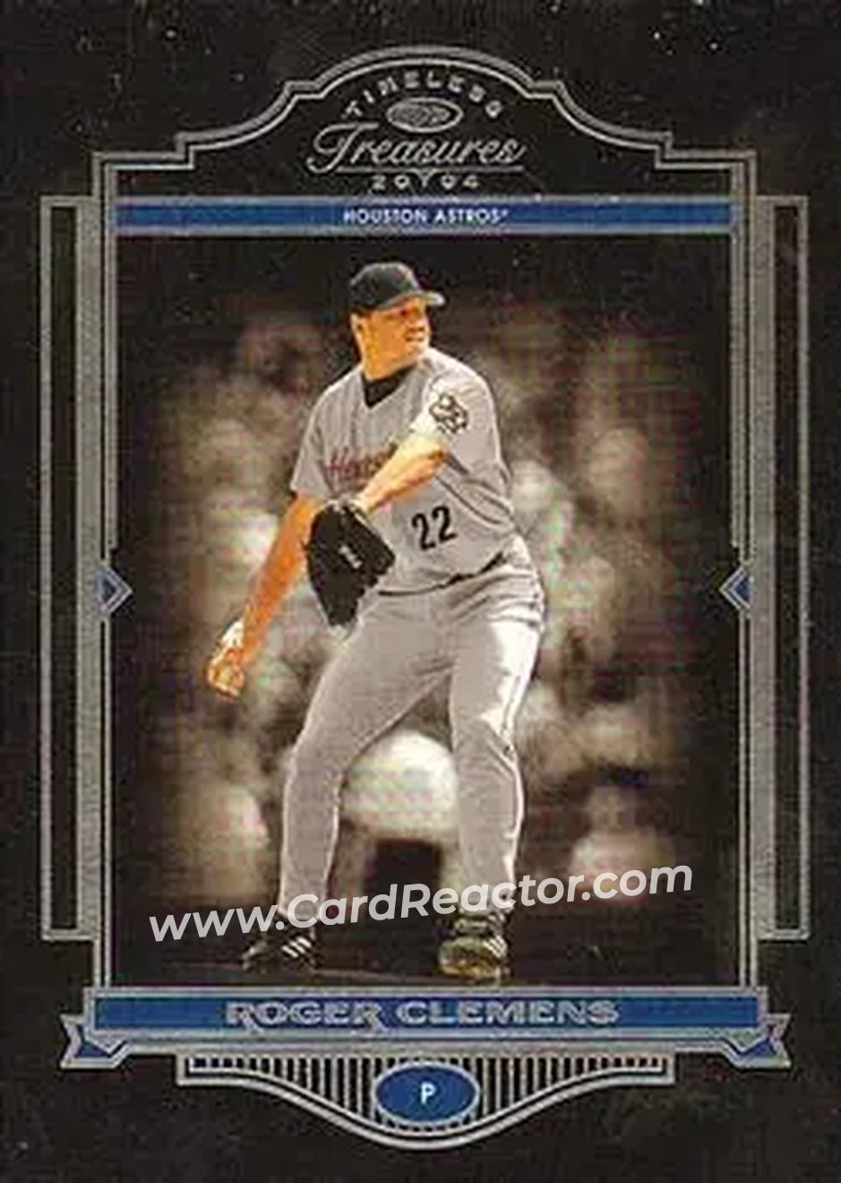 2004 Donruss Timeless Treasures #25 - Roger Clemens - Houston Astros - Front