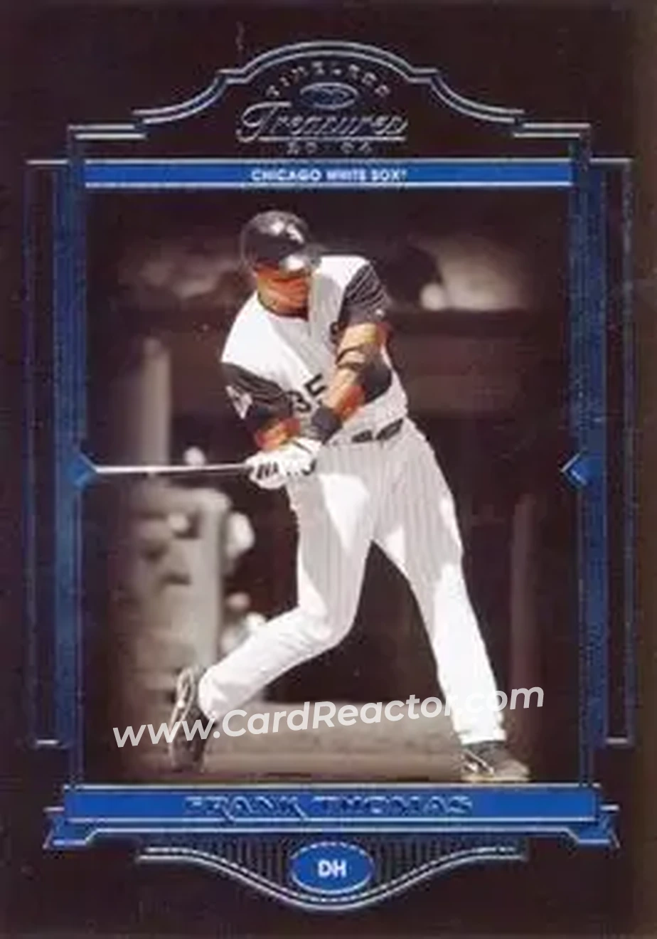2004 Donruss Timeless Treasures #31 - Frank Thomas - Chicago White Sox - Front 2004 Donruss Timeless Treasures #31 - Frank Thomas - Chicago White Sox - Front