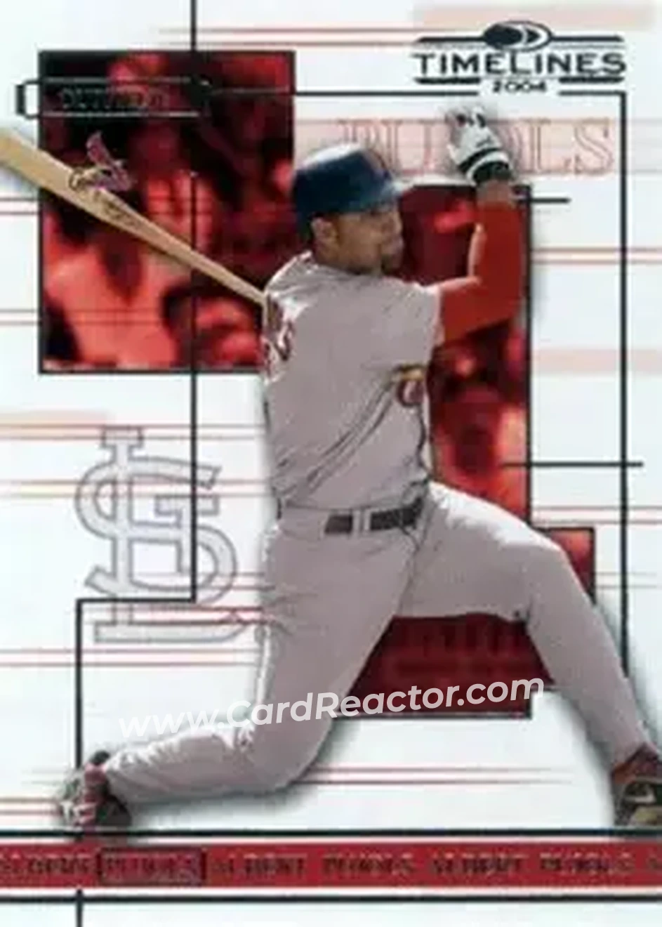 2004 Donruss Timelines #2 - Albert Pujols - St. Louis Cardinals - Front
