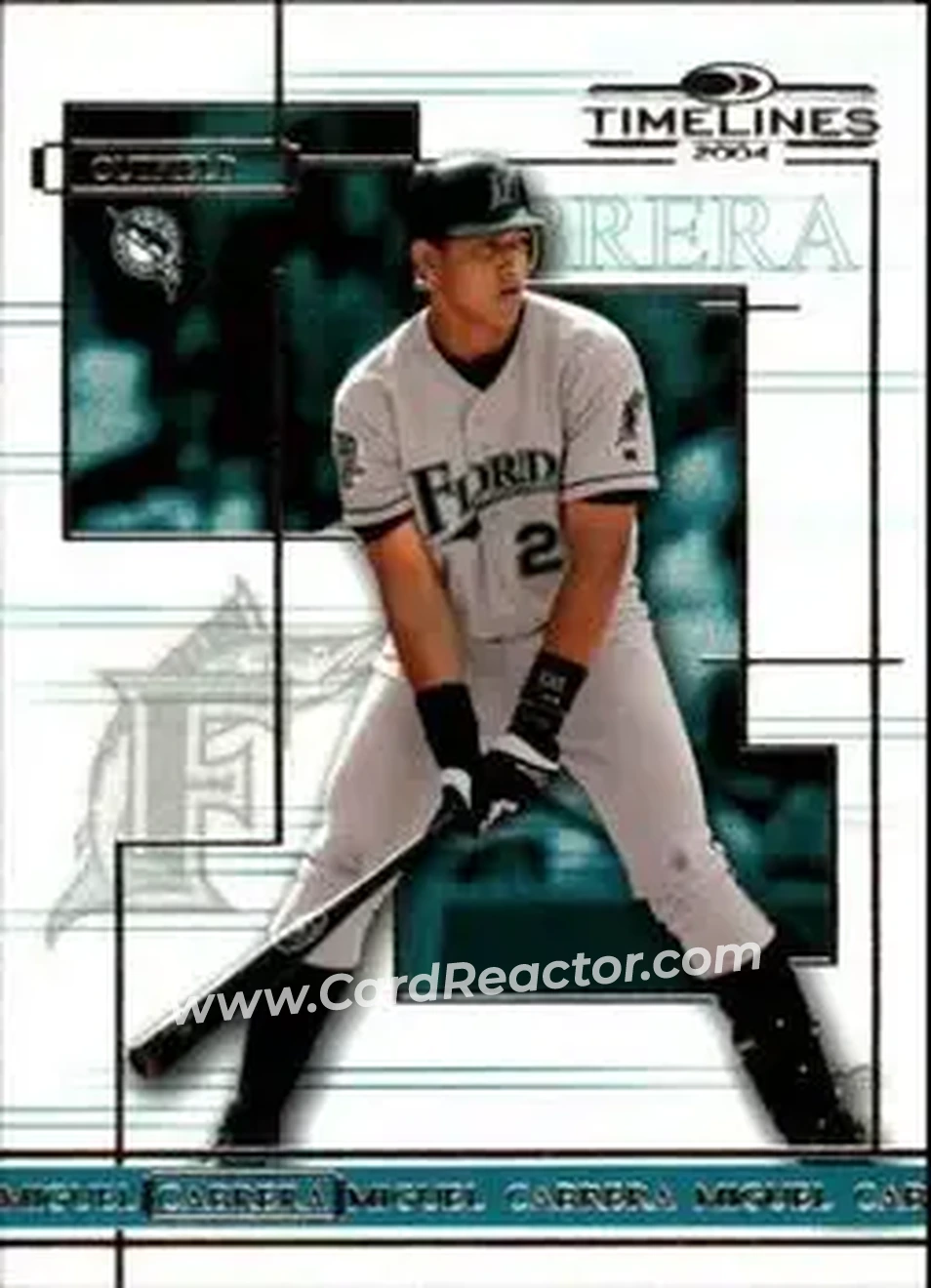 2004 Donruss Timelines #7 - Miguel Cabrera - Florida Marlins - Front