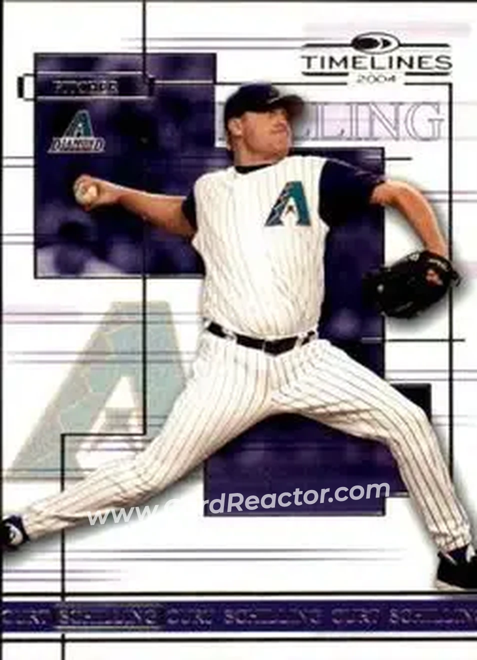 2004 Donruss Timelines #12 - Curt Schilling - Arizona Diamondbacks - Front