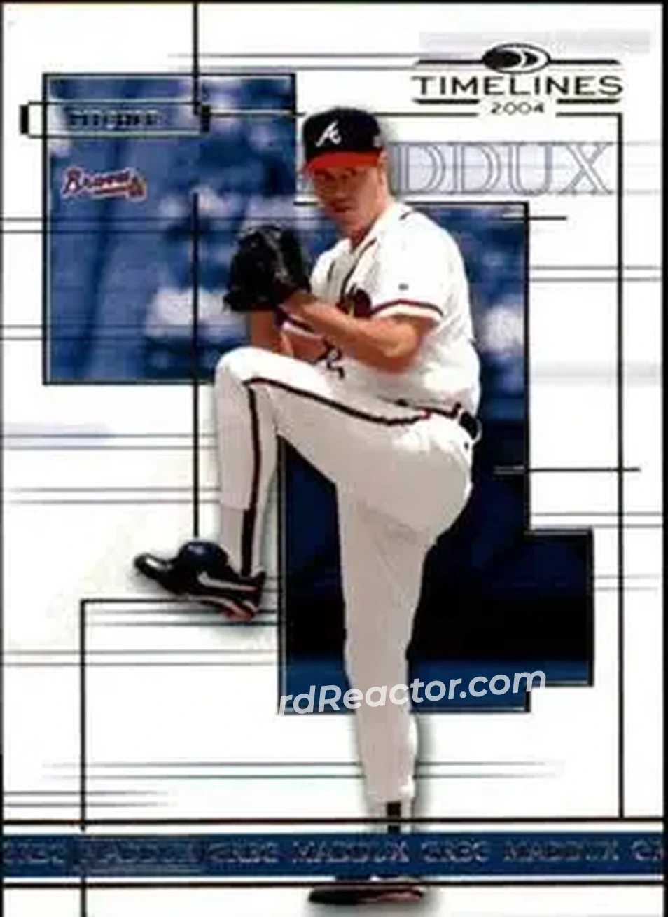 2004 Donruss Timelines #17 - Greg Maddux - Atlanta Braves - Front