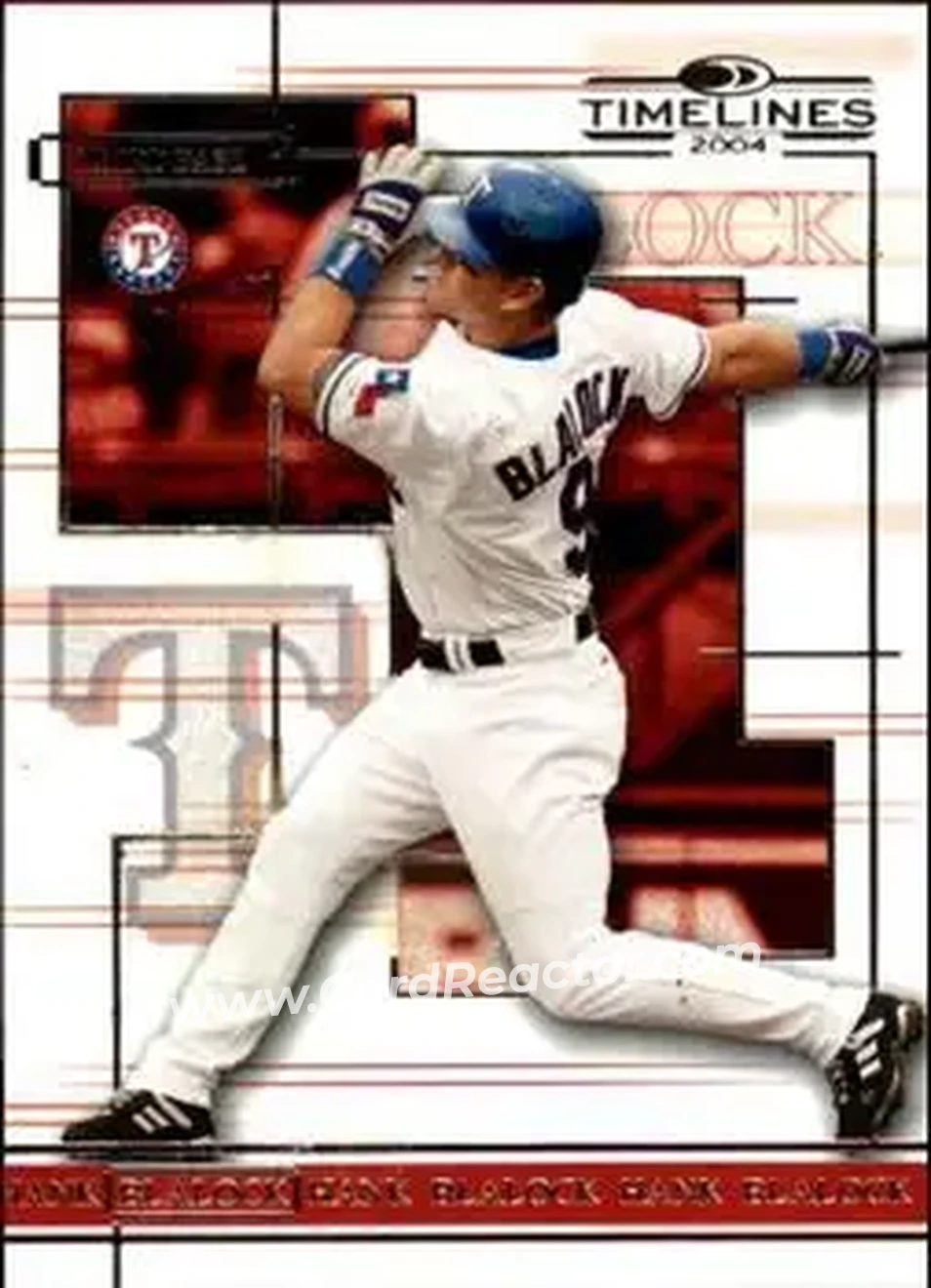 2004 Donruss Timelines #18 - Hank Blalock - Texas Rangers - Front
