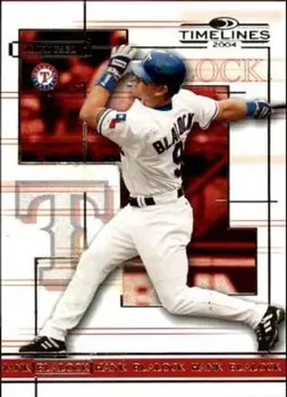 2004 Donruss Timelines #18 - Hank Blalock - Texas Rangers
