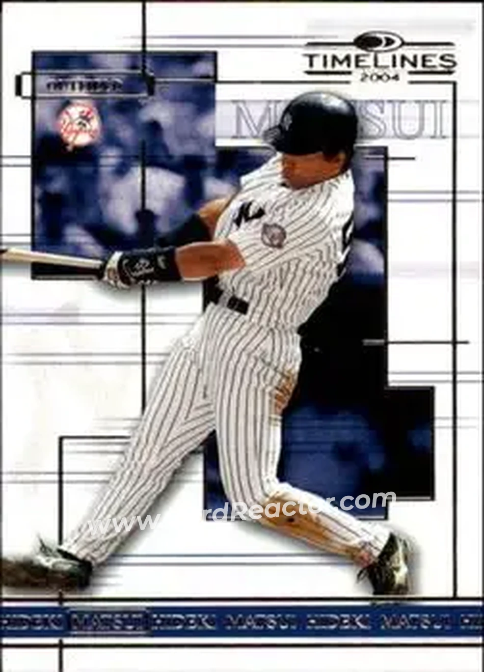 2004 Donruss Timelines #19 - Hideki Matsui - New York Yankees - Front