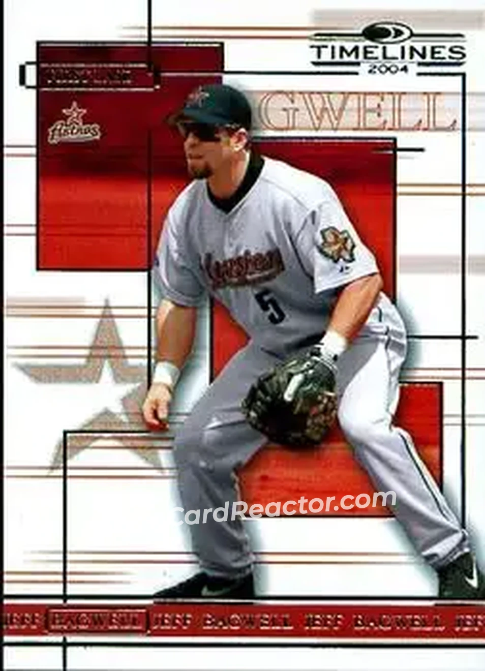 2004 Donruss Timelines #24 - Jeff Bagwell - Houston Astros - Front