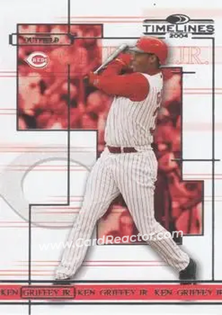 2004 Donruss Timelines #27 - Ken Griffey Jr. - Cincinnati Reds - Front