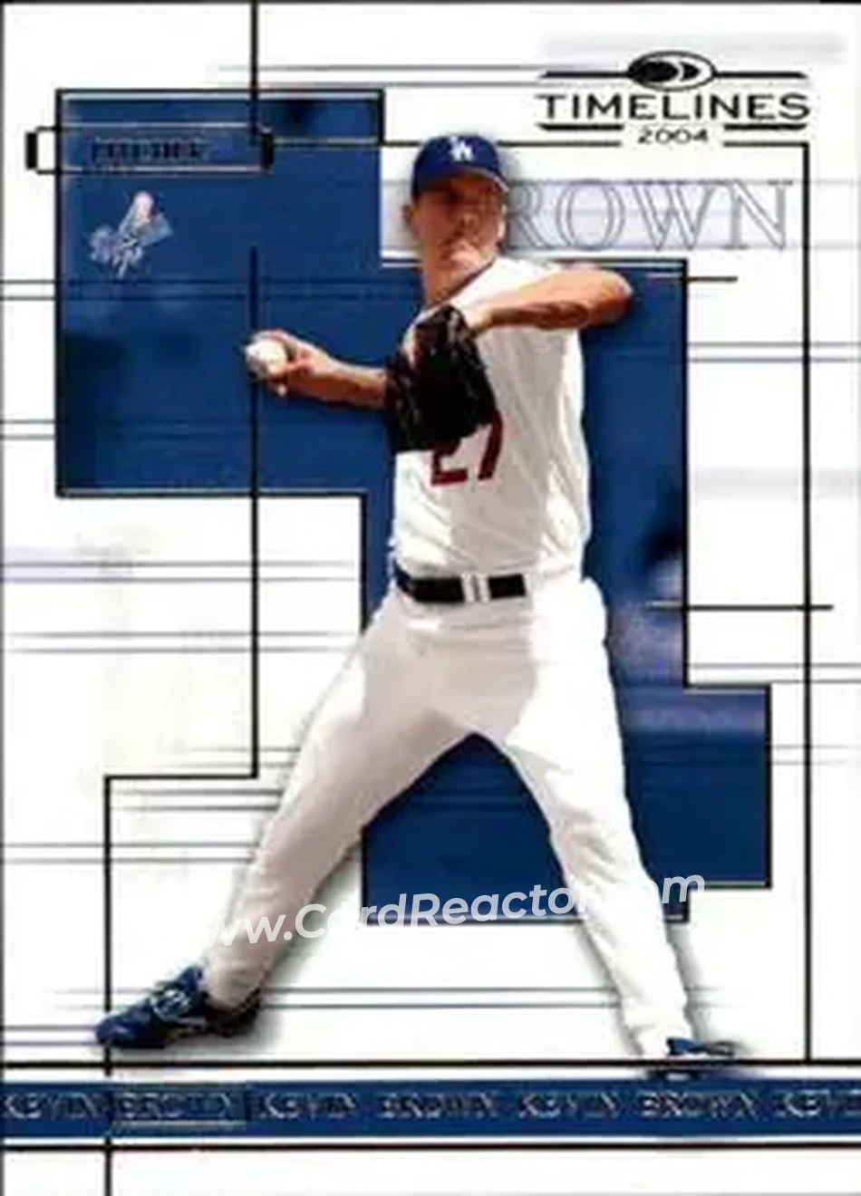 2004 Donruss Timelines #28 - Kevin Brown - Los Angeles Dodgers - Front