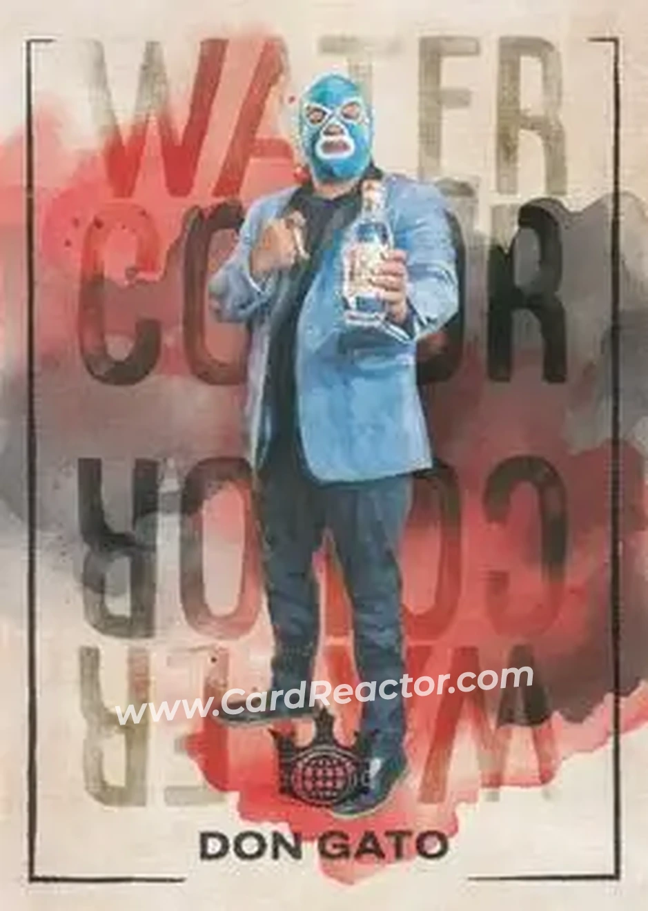 2026 Panini Ring Royalty MLW - Water Color #13 - Don Gato - Front