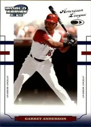 2004 Donruss World Series #WS-3 - Garret Anderson - Anaheim Angels