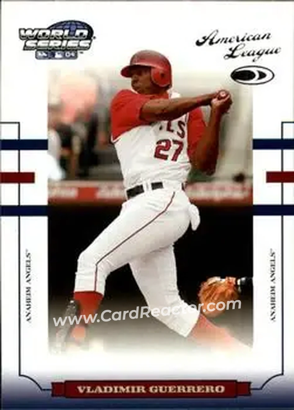 2004 Donruss World Series #WS-6 - Vladimir Guerrero - Anaheim Angels - Front 2004 Donruss World Series #WS-6 - Vladimir Guerrero - Anaheim Angels - Front