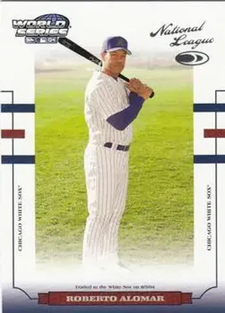 2004 Donruss World Series #WS-10 - Roberto Alomar - Chicago White Sox