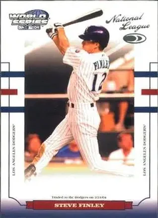 2004 Donruss World Series #WS-12 - Steve Finley - Los Angeles Dodgers