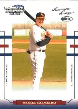 2004 Donruss World Series #WS-23 - Rafael Palmeiro - Baltimore Orioles