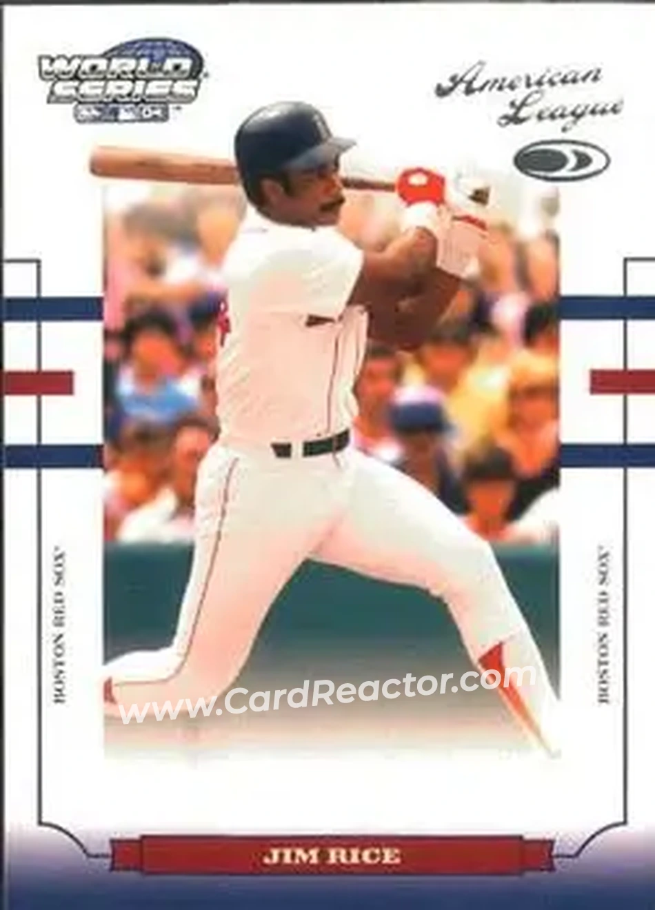 2004 Donruss World Series #WS-28 - Jim Rice - Boston Red Sox - Front