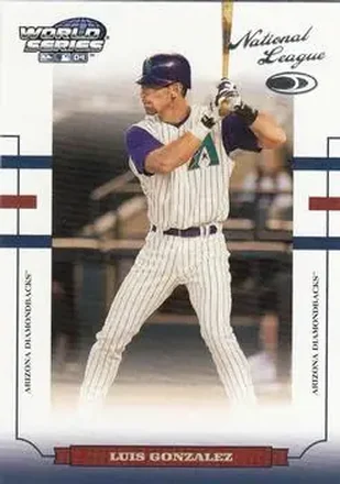 2004 Donruss World Series #WS-8 - Luis Gonzalez - Arizona Diamondbacks