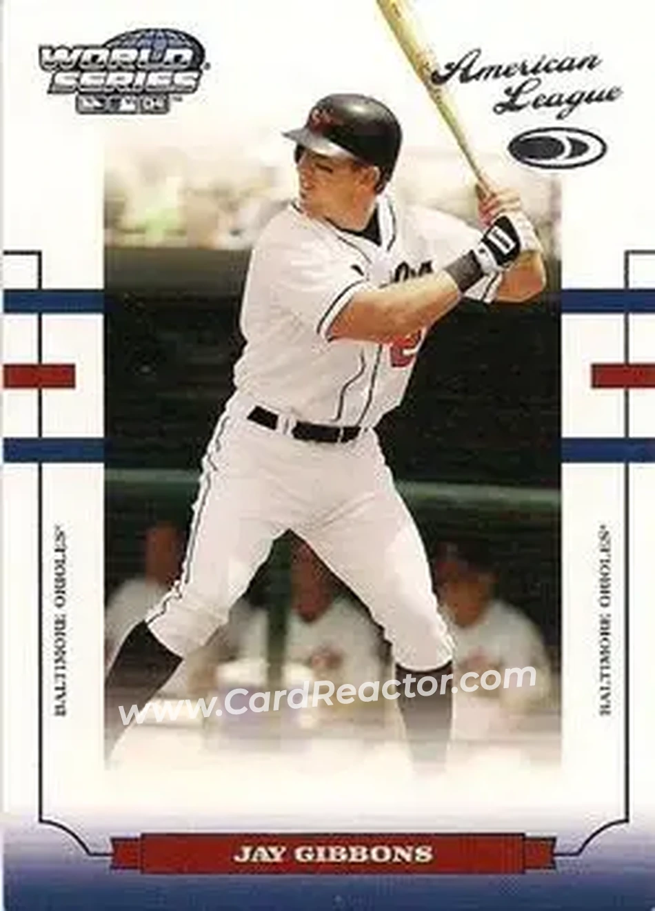 2004 Donruss World Series #WS-19 - Jay Gibbons - Baltimore Orioles - Front
