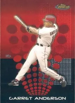 2004 Finest #3 - Garret Anderson - Anaheim Angels