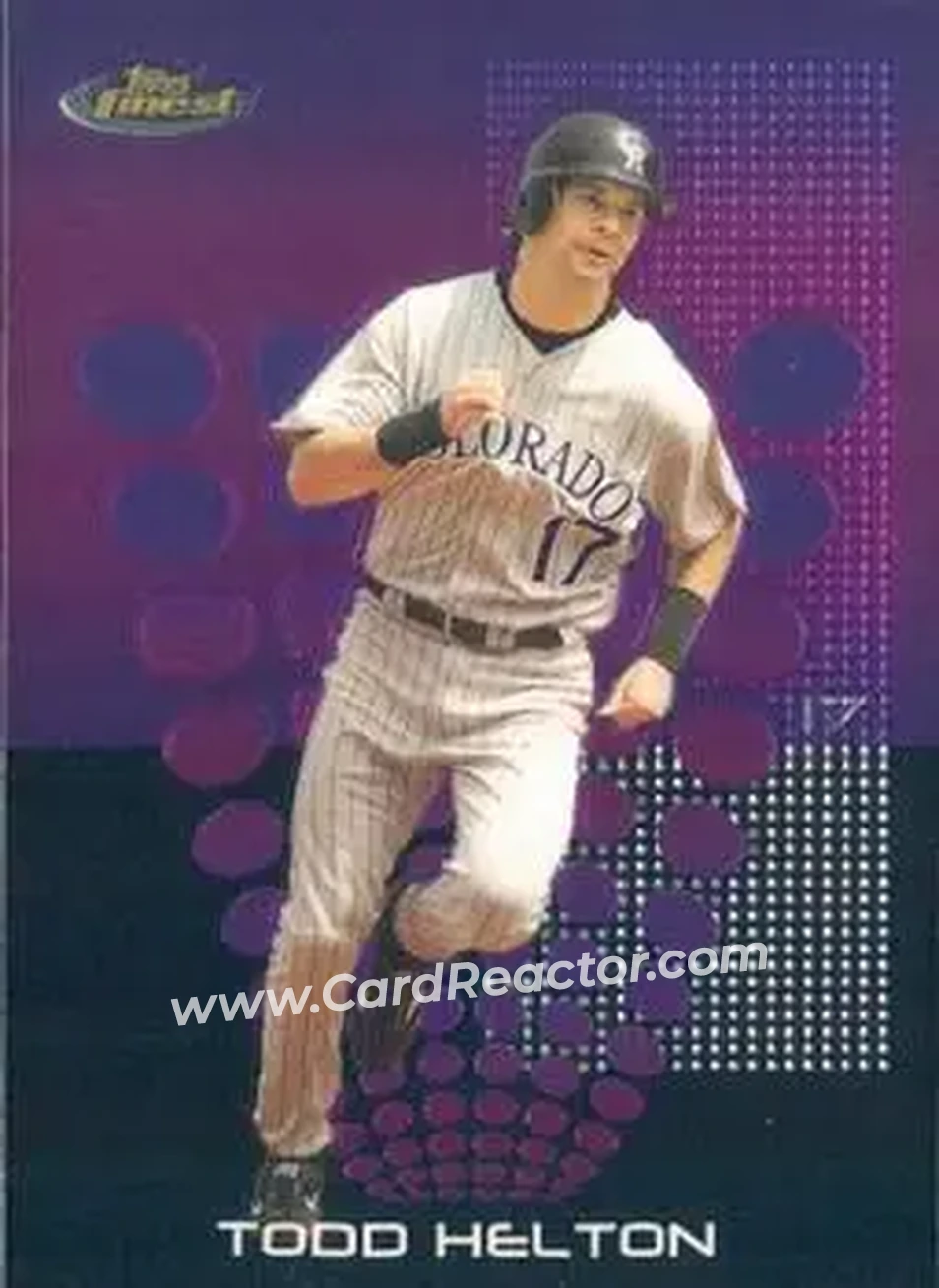 2004 Finest #6 - Todd Helton - Colorado Rockies - Front