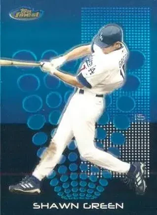 2004 Finest #8 - Shawn Green - Los Angeles Dodgers