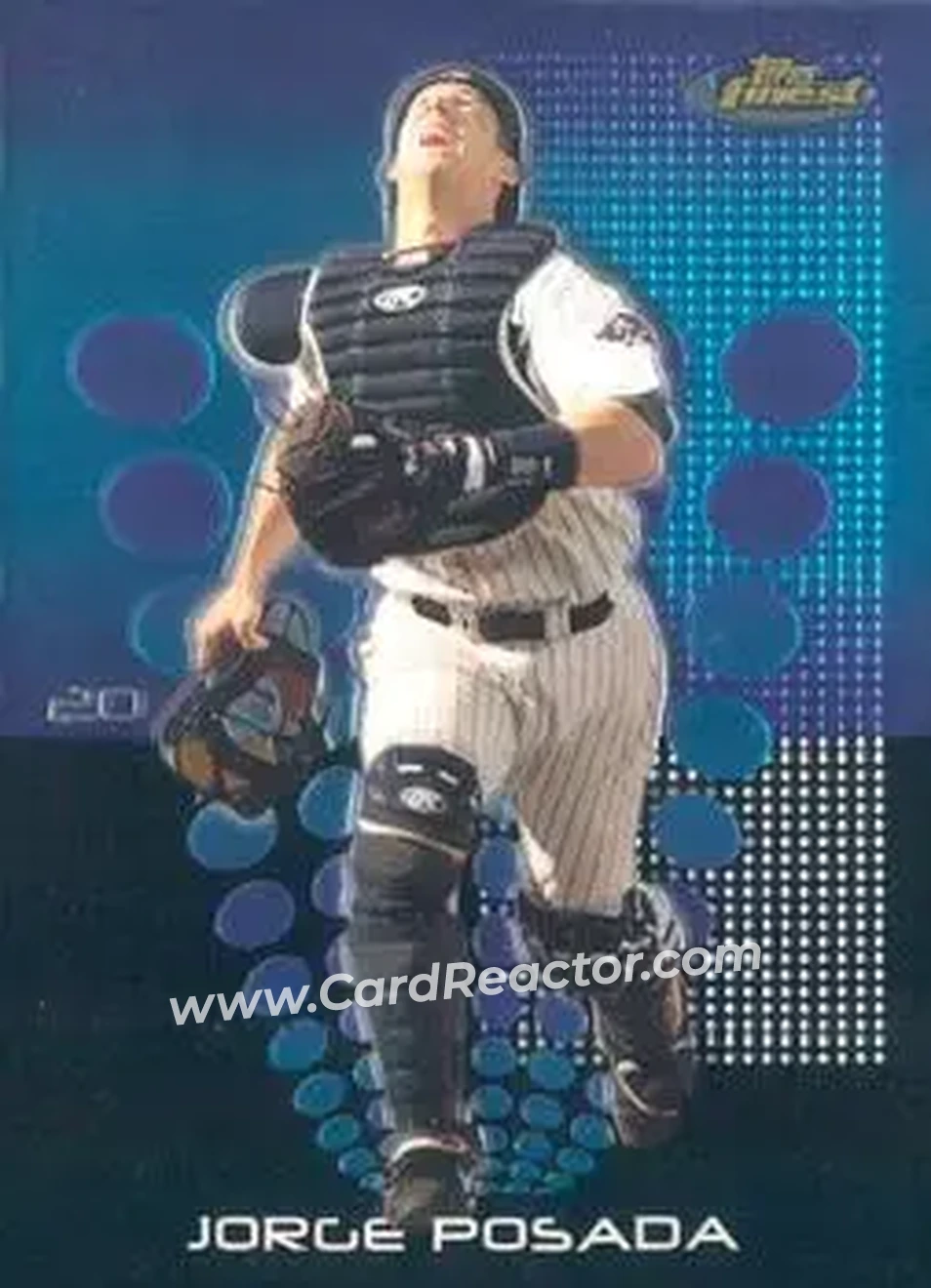 2004 Finest #10 - Jorge Posada - New York Yankees - Front 2004 Finest #10 - Jorge Posada - New York Yankees - Front