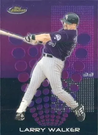 2004 Finest #16 - Larry Walker - Colorado Rockies
