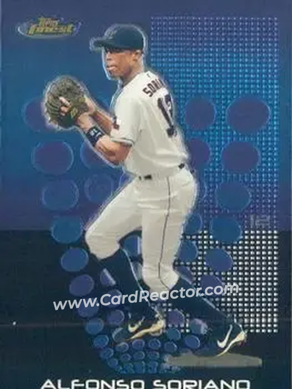 2004 Finest #20 - Alfonso Soriano - Texas Rangers - Front