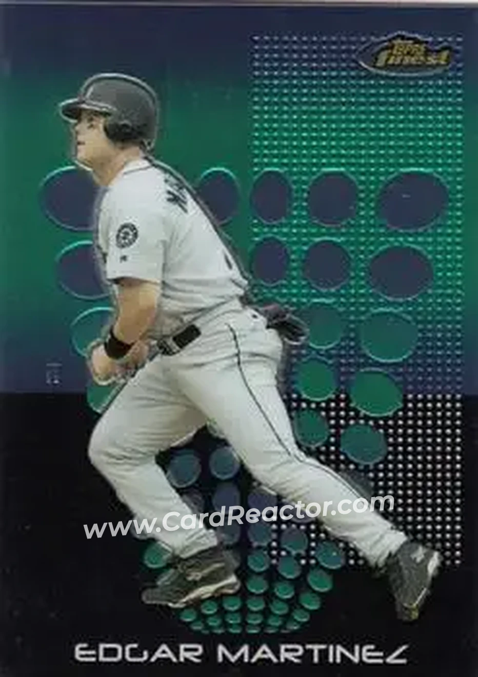 2004 Finest #22 - Edgar Martinez - Seattle Mariners - Front