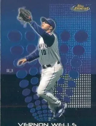 2004 Finest #25 - Vernon Wells - Toronto Blue Jays