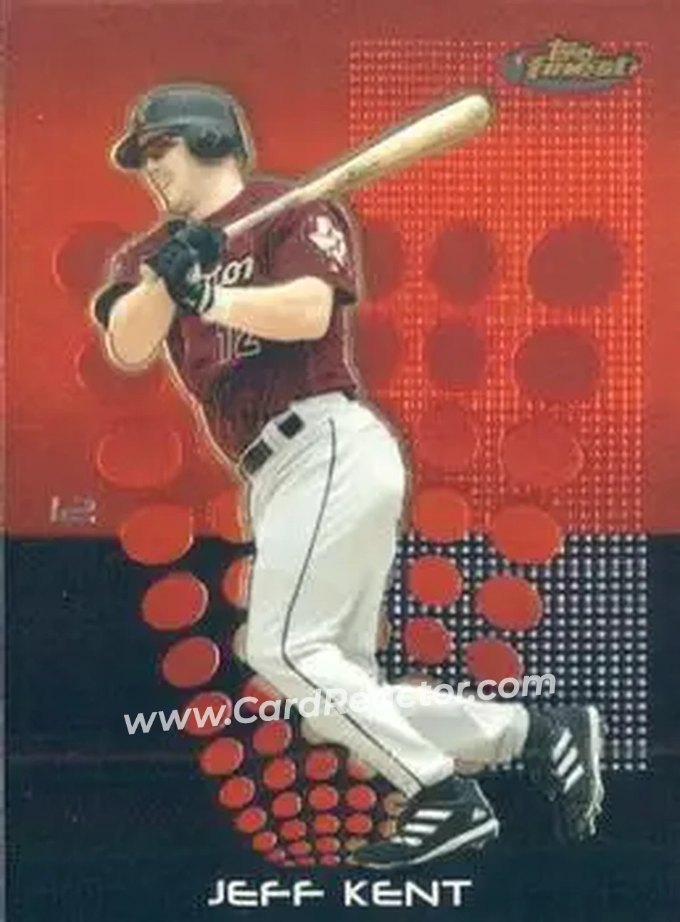 2004 Finest #28 - Jeff Kent - Houston Astros - Front