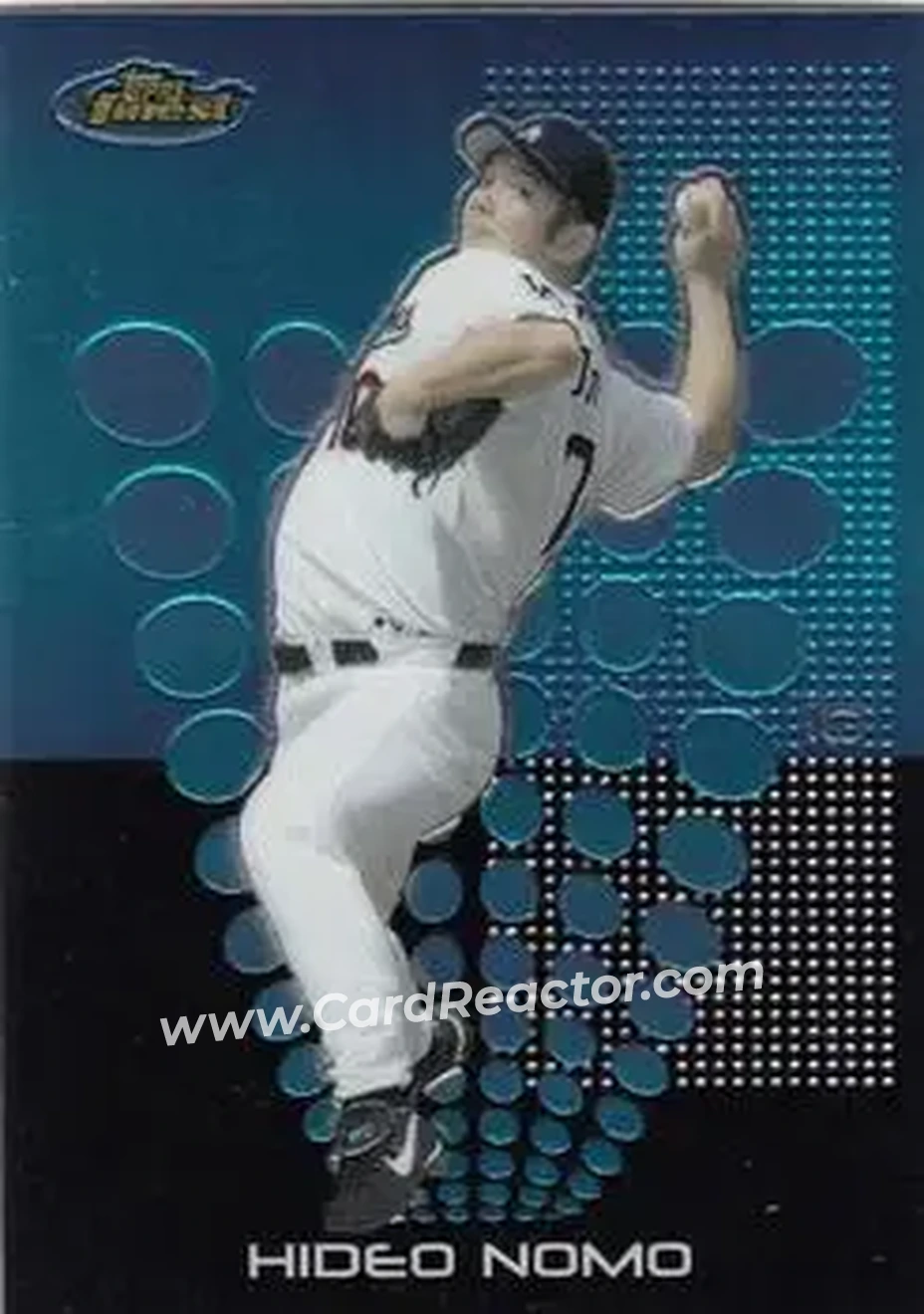2004 Finest #29 - Hideo Nomo - Los Angeles Dodgers - Front