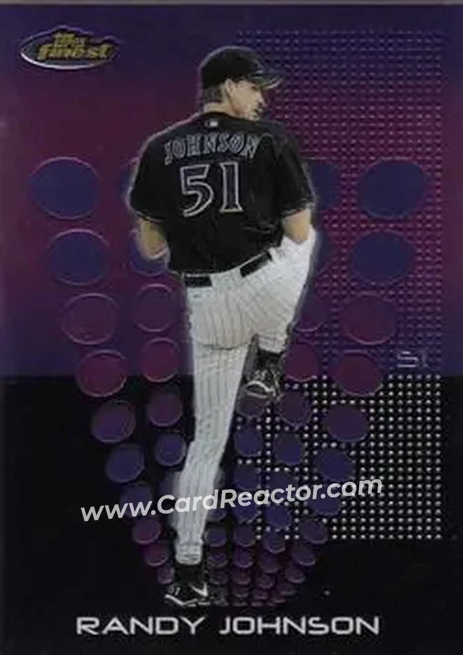 2004 Finest #13 - Randy Johnson - Arizona Diamondbacks - Front