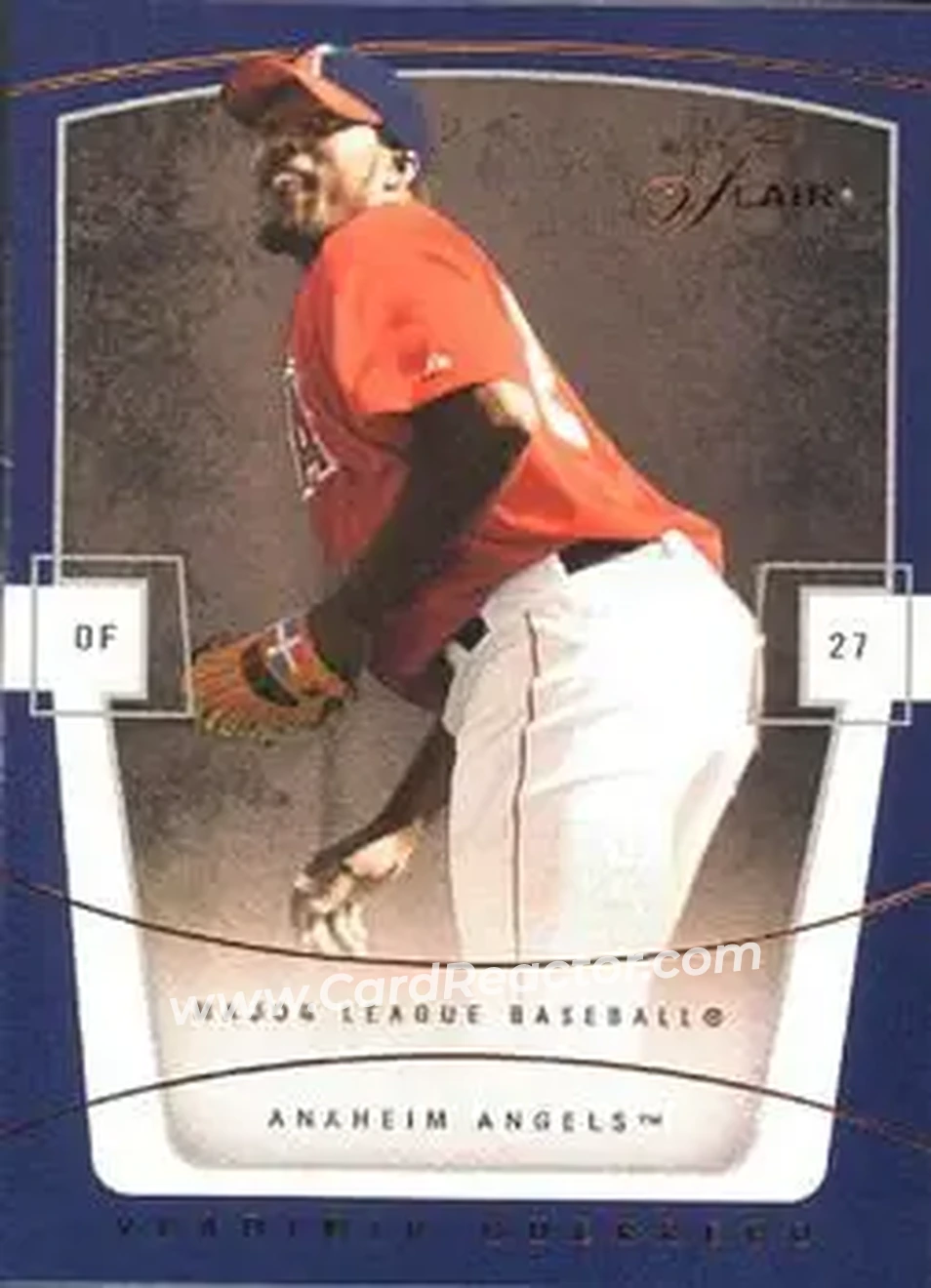2004 Flair #5 - Vladimir Guerrero - Anaheim Angels - Front